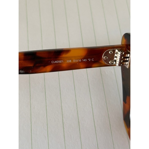 Celine CL40187I Cat Eye Sunglasses Dark Havana Tortoise Shell Made in Italy 51mm main image 5
